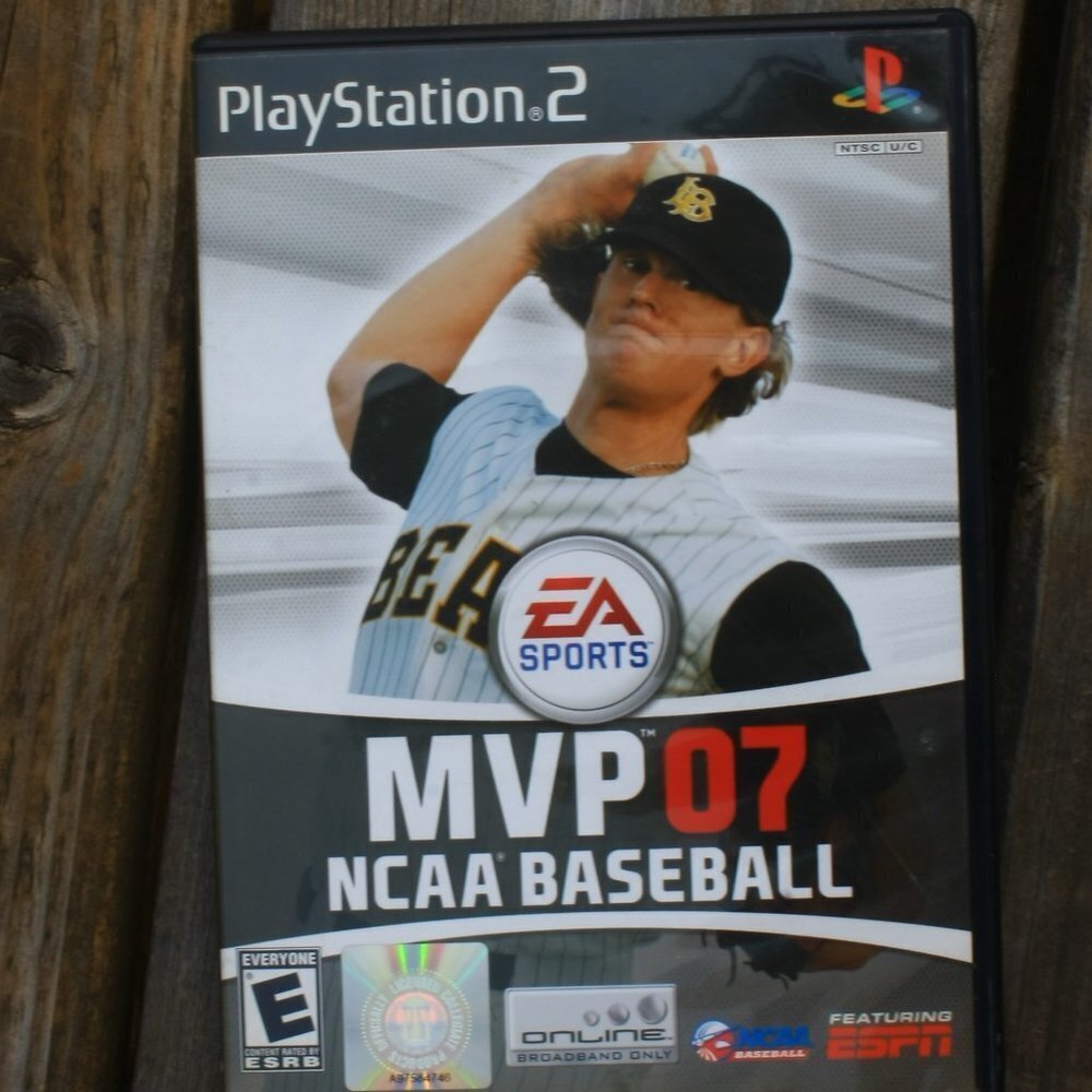 Play Station 2 MVP 07 NCAA BASEBALL Video Game ESPN Sony PlayStation PS2